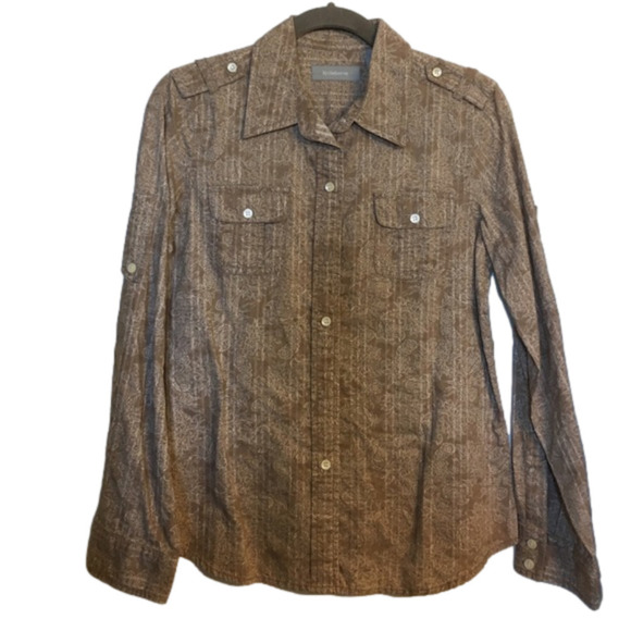 Liz Claiborne safari style button down. - Picture 1 of 4